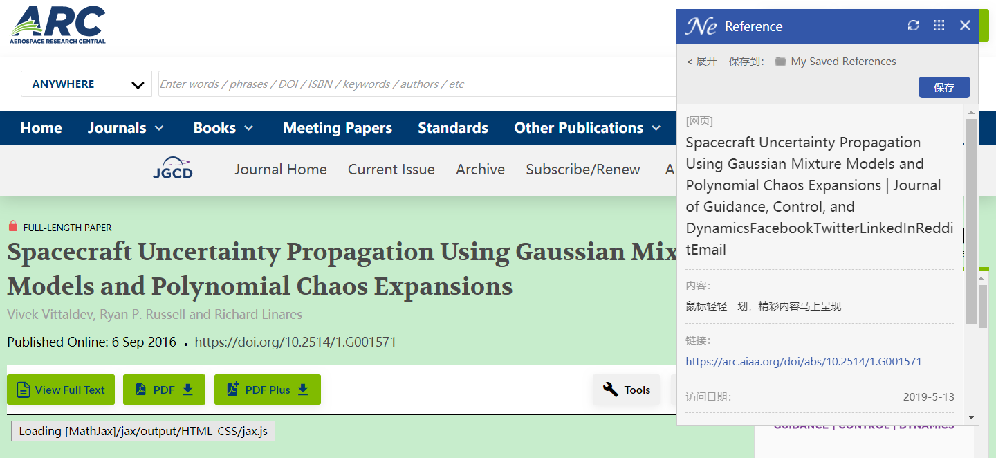 FireShot Capture 005 - Spacecraft Uncertainty Propagation Using Gaussian Mixture.png